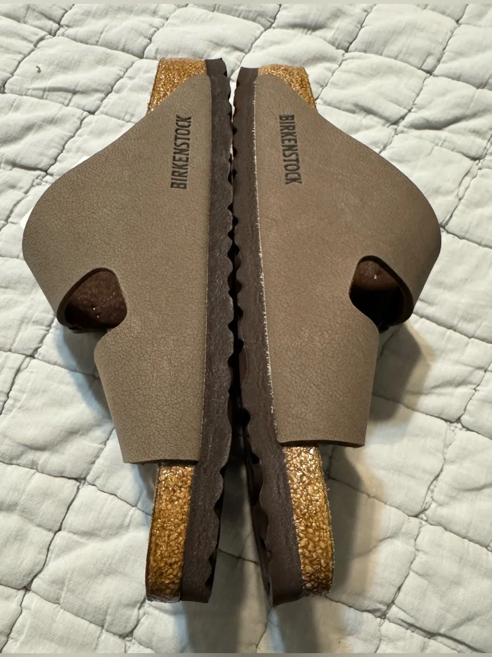 BIRKENSTOCK ARIZONA BIRKO-FLOR - NUBUCK MOCHA sandals New
